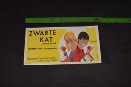 Buvard Vloeiblad Zwarte Kat Oplosbaar Chat Noir Soluble 20 Cm X 10,5 Cm - Café & Thé