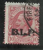 ITALY KINGDOM ITALIA REGNO BLP 1922 - 1923 CENT.10c USATO USED OBLITERE' FIRMATO SIGNED - Francobolli Per Buste Pubblicitarie (BLP)