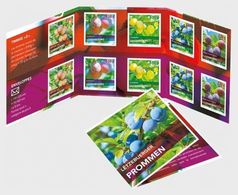 Luxemburg 2018  Plums  Pruimen   Booklet     Luxe Postfris/mnh/neuf - Nuevos