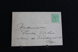 Tu-44 / Marcophilie (Lettres) - Enveloppe, Lettre Du Dendiste E. Rahier, Quai De L'ourthe Envoie De Liège - Belgique - Transit Offices