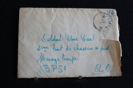 Tu-47 / Lettres - Du Soldat Close Carl 2e Bat De Chasseur A Pied, Lettre  Envoie De Manage Ver Liège, 1948 - Belgique - Ufficio Di Transito