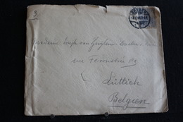 Tu-53 / Lettres - Lettre Envoie De Bremen (Allemagne) Ver La Rue Féronstrée 89, Liège, 1908 - Belgique - Bureaux De Passage