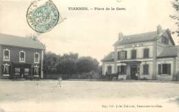 95 - VIARMES - Place De La Gare En 1905 - Viarmes