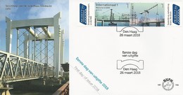 HOLANDA/ NETHERLANDS/ NEDERLAND/ NIEDERLANDE - EUROPA 2018-"PUENTES- BRIDGES - BRÜCKEN -PONTS"- FDC De La SERIE De 2 V. - 2018