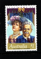 AUSTRALIA - 1989  $  1  STAGE  SPECIMEN  OVERPRINTED  MINT NH - Abarten Und Kuriositäten