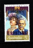 AUSTRALIA - 1989  $  1  STAGE  SPECIMEN  OVERPRINTED  MINT NH - Variétés Et Curiosités