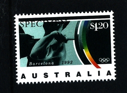 AUSTRALIA - 1993  $  1.20  WEIGHT  LIFT  SPECIMEN  OVERPRINTED  MINT NH - Variedades Y Curiosidades