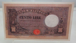 MINI BANCONOTA FAC-SIMILE CENTO LIRE - Specimen