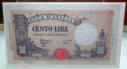 MINI BANCONOTA FAC-SIMILE CENTO LIRE 1944 - Specimen