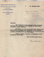 VP13.867 - Mines - PARIS - Lettre - Association En Participation Pour L'Achat & Vente Des Titres De La M.M.M. IMERINA - Mineral