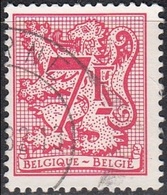 Chiffre Sur Lion Héraldique (7F) - Belgique - 1982 - YT 2052 - Oblitéré - 1977-1985 Chiffre Sur Lion