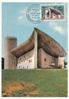 FRANCE - 7 Cartes Maximum - Série Touristique 1965 Yvert 1435 à 1441. Ronchamps, Moustiers, Aix Les Bains, Tarn... - 1960-1969