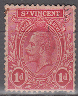 ST VINCENT     SCOTT NO  105      USED      YEAR  1913   PRICE DISCOUNTED FOR SHORT PERFS - St.Vincent (...-1979)
