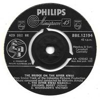 EP 45 RPM (7")  Malcolm Arnold   "  The Bridge On The River Kwaï  "  Angleterre - Jazz