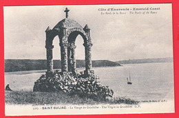 CPA-35- SAINT-SULIAC - La VIERGE De GRINFOLET * 2 SCANS - Saint-Suliac