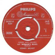 SP 45 RPM (7") Sidney Bechet  "  My Woman's Blues  " Angleterre - Jazz