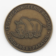 Netherlands: 13 Gemechaniseerde Brigade. Military Coin, Medal - Autres & Non Classés