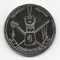 Netherlands: Regiment Huzaren. Military Coin, Medal - Autres & Non Classés