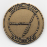 Netherlands: The Ntherlands Defence Staff. Military Coin, Medal - Autres & Non Classés