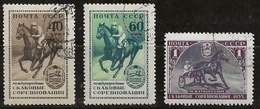Russie 1956 N° Y&T :  1775 à 1777 Obl. - Gebruikt