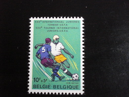 Belgique - Année 1977 - Tournoi Junior UEFA - Y.T. 1846 - Neuf (**) Mint (MNH) - Unused Stamps