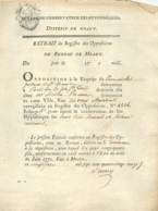Acte De 1791 Opposition De Pierre Imbert De Saint Maurice De Paris Contre Le Prince Louis René Edouard De Rohan Cardinal - Manuscripten
