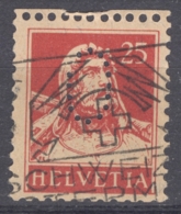 HELVETIA 1921-34: Mi 168 / YT 163A, O PERFIN - FREE SHIPPING ABOVE 10 EURO - Gezähnt (perforiert)