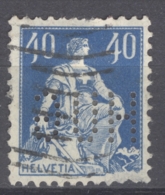 HELVETIA 1921-34: Mi 170 / YT 164, O PERFIN - FREE SHIPPING ABOVE 10 EURO - Gezähnt (perforiert)