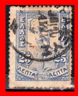 GRECIA – GREECE   SELLO  AÑO 1901 Giovanni Da Bologna’s Hermes - Usados