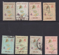 Macau Scott 383-390 1956 Map, Used Set - Gebraucht