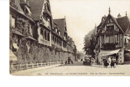 Cpa Deauville Rue De L'écluse - Deauville