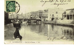 Cpa La Goulette Quai De La Douane Année 1910 - Tunisia