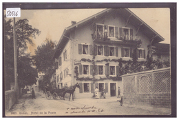 DISTRICT D'AUBONNE - GIMEL - HOTEL DE LA POSTE - ATTELAGE - TB - Gimel