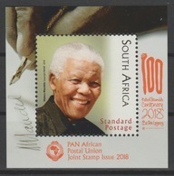 South Africa Südafrika Afrique Sud 2018 Mi. ? S/S Joint Issue PAN African Postal Union Nelson Mandela Madiba 100 Years - Emisiones Comunes