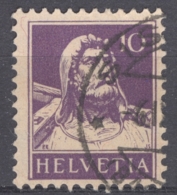 HELVETIA 1924-33: Mi 204 Z / YT 243a, O - FREE SHIPPING ABOVE 10 EURO - Perforadas