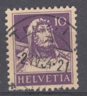 HELVETIA 1924-33: Mi 204 Z / YT 243a, O - FREE SHIPPING ABOVE 10 EURO - Gezähnt (perforiert)