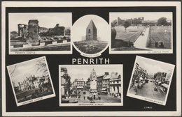 Multiview, Penrith, Cumberland, 1953 - Photoway RP Postcard - Penrith