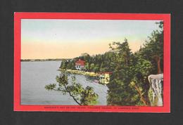 THOUSAND ISLANDS - ONTARIO - NAPOLEON'S HAT ON HAY ISLANDS ST LAWRENCE RIVER - BY VALENTINE BLACK - Thousand Islands