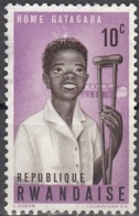 Rwanda 1964 Michel 71 O Cote (2005) 0.25 Euro Home Gatagara Cachet Rond - Gebruikt