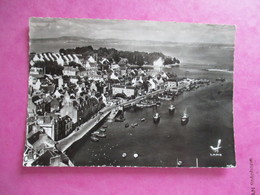 CPA 29 TREBOUL DOUARNENEZ LE PORT ET L'ILE TRISTAN  VUE  AERIENNE - Tréboul