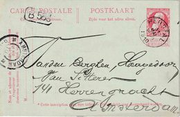 ENTIER (B) REPIQUAGE " HERSTAL  31 MAI 1910" + " CHARBONNAGE DE, BONNE-ESPERANCE / Herstal - Variedades/Curiosidades