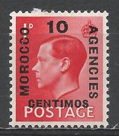 Great Britain Offices Abroad - Morocco 1936. Scott #79 (M) King Edward VIII * - Postämter In Marokko/Tanger (...-1958)