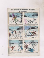 CPAILLUSTREE NORWINS, LA REVANCHE DU BONHOMME DE NEIGE  En 1906! (pub Au Dos) - Norwins