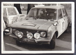 Rallye Monte-Carlo 1972- FIAT 128 - LIER PATRICK - PHOTO 7,5 X 10 Cm (not Postcard) (see Sales Conditions) - Rallyes