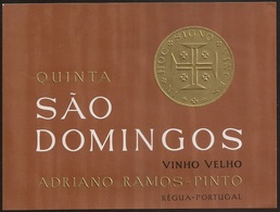 Portugal Port Wine Label - Adriano Ramos Pinto - Vinho Velho Do Porto - Quinta São Domingos - Etiquette De Vin - Colecciones & Series