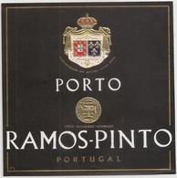 Portugal Port Wine Label - Adriano Ramos Pinto - Vinho Do Porto - Ramos Pinto - Etiquette De Vin - Collections, Lots & Séries