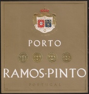 Portugal Port Wine Label - Adriano Ramos Pinto - Vinho Do Porto - Ramos Pinto - Etiquette De Vin - Collections, Lots & Séries