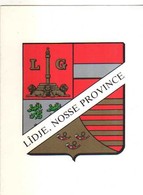 LIDJE Nosse Province, Carte Double, Blason - Liege
