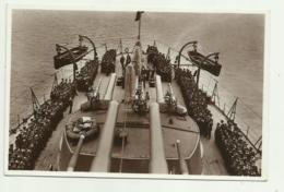 NAVI D'ITALIA - RIUNIONE A POPPA 1930 CIRCA   - NV FP - Warships