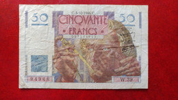 50 Francs "Le Verrier" - France - 03/13/1946 - 50 F 1946-1951 ''Le Verrier''